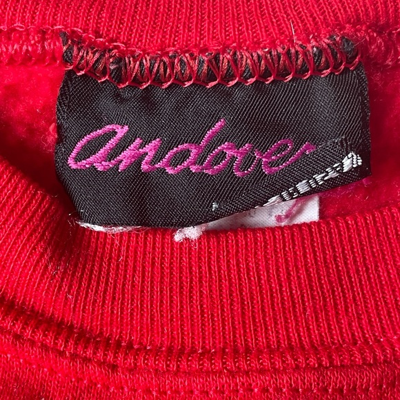 Vintage Santa Sz Small Andover Unisex Ugly Christmas Sweatshirt - Picture 4 of 9